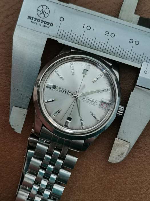 Vintage 1970s citizen new master 21 jewels mechanical manual wind watch