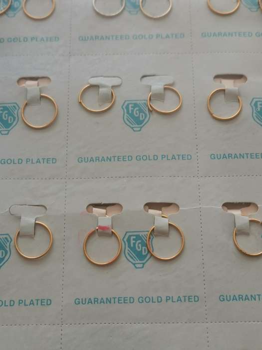 1980s FGD Gold Plated Earrings 144 Pairs