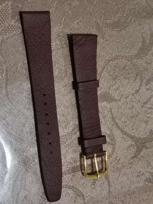 Genuine leather 18mm burgundy soft leather new old stock watch strap