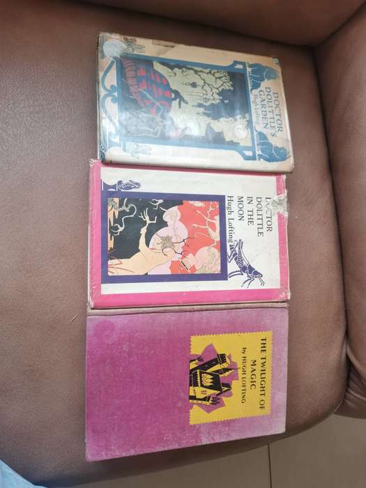 3 vintage books by Hugh lofting (highly collectible)