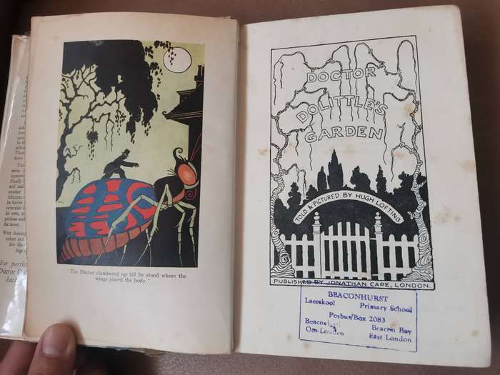 3 vintage books by Hugh lofting (highly collectible)
