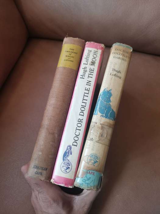 3 vintage books by Hugh lofting (highly collectible)