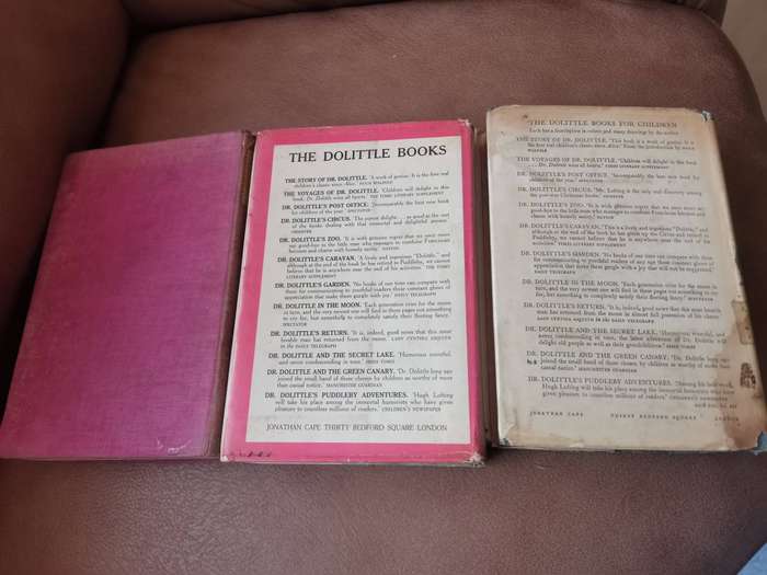 3 vintage books by Hugh lofting (highly collectible)