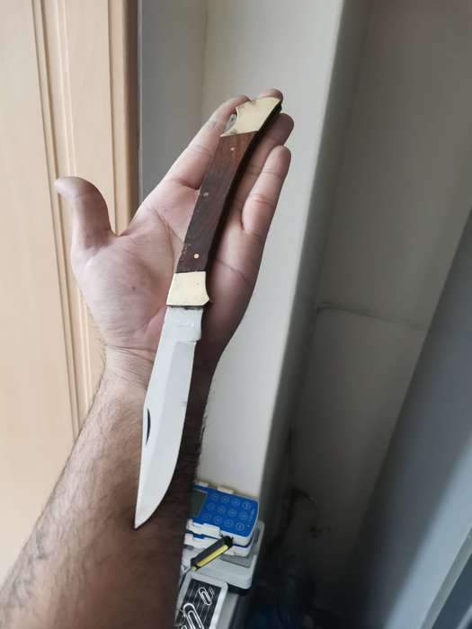 Superb vintage large oversize folding knife made in Pakistan