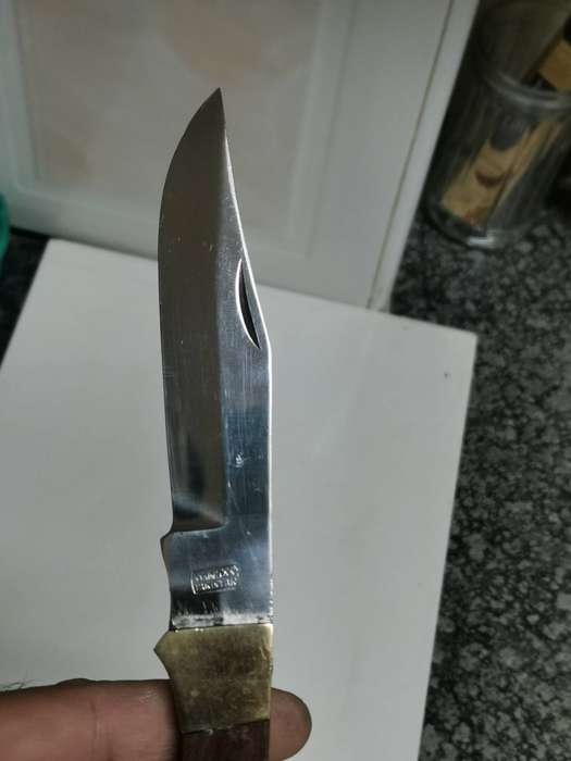 Superb vintage large oversize folding knife made in Pakistan