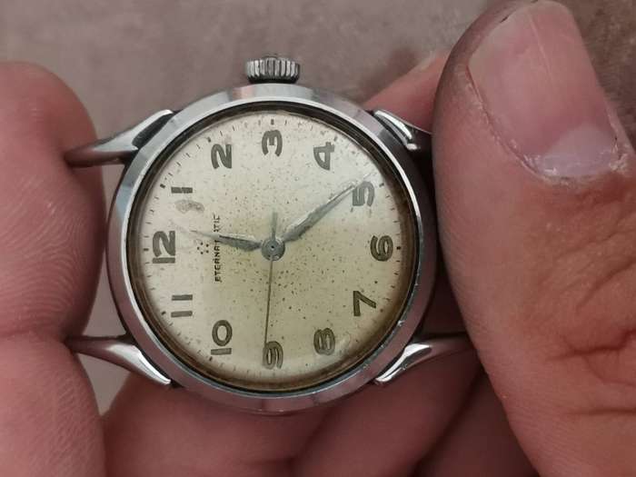 Vintage 1940s eterna matic automatic mechanical watch