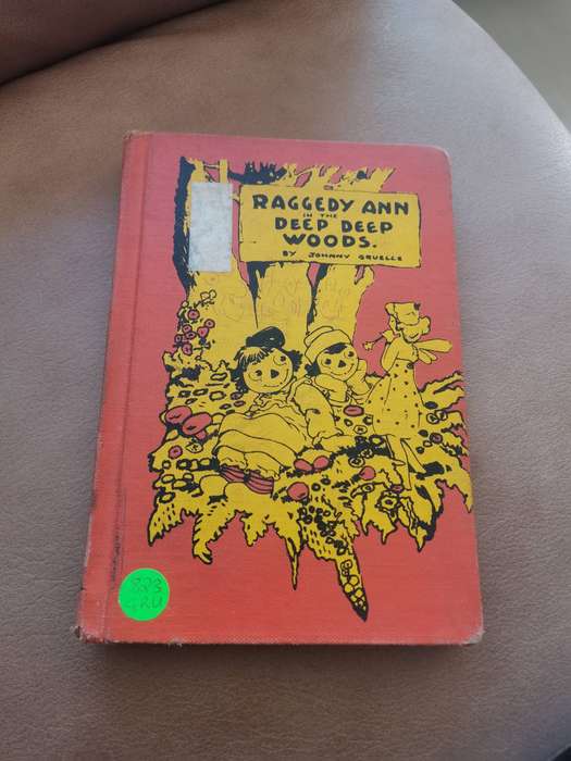 Rare 1930 first edition Raggedy Ann in the deep deep woods by Johnny