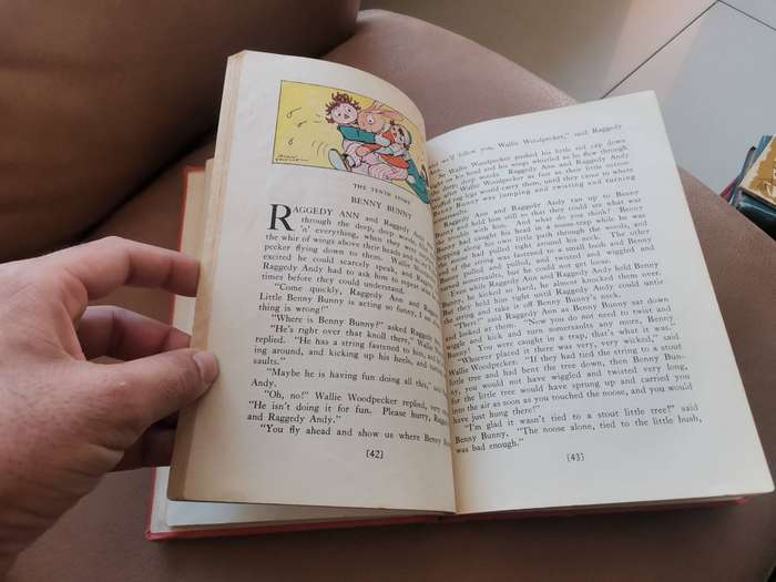 Rare 1930 first edition Raggedy Ann in the deep deep woods by Johnny