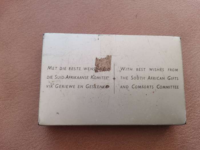 Vintage 1941 Ww2 Christmas gift tin issued to troops