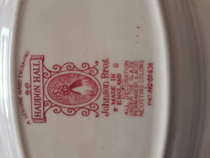 Vintage haddon hall English made 3 piece teapot set