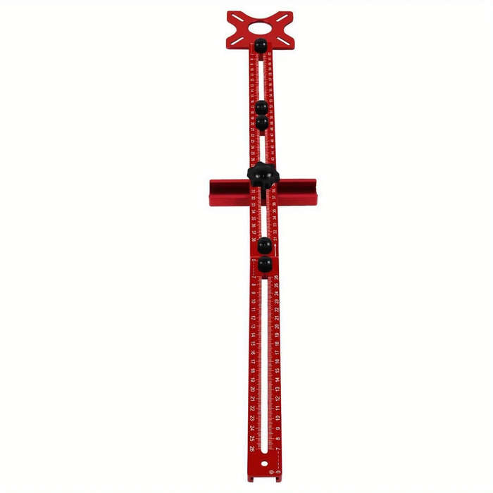 Premium Aluminum Alloy 2-In-1 Extended Trim Router Circle & Groove Milling Jig with Trimmer Base