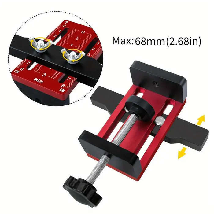 Aluminum Cabinet Door Mounting Jig