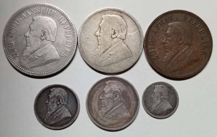 1894 FULL COIN SET 2 -1/2 SHILLING TO PENNY