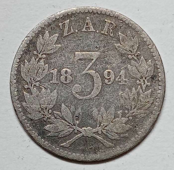 1894 FULL COIN SET 2 -1/2 SHILLING TO PENNY
