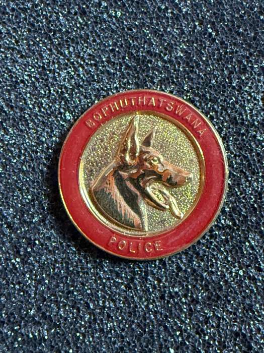 Dog Handlers Qualification Breast Badge Bophuthatswana SADF
