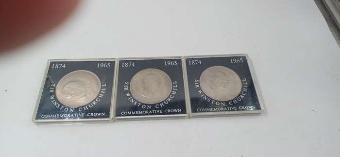 Silver Winston Churchill Commerative Coins