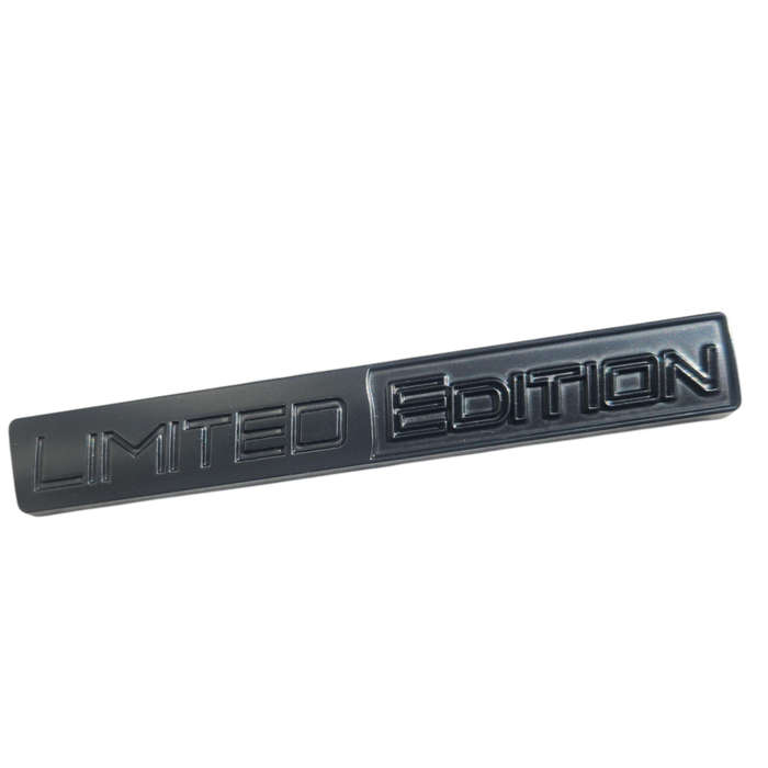 LIMITED EDITION decal/badge black-2pk