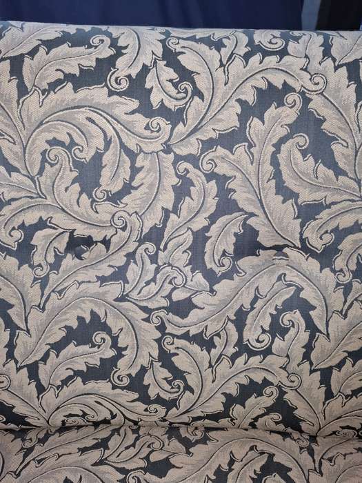 Vintage Queen Anne Style Settee with Beautiful Upholstery