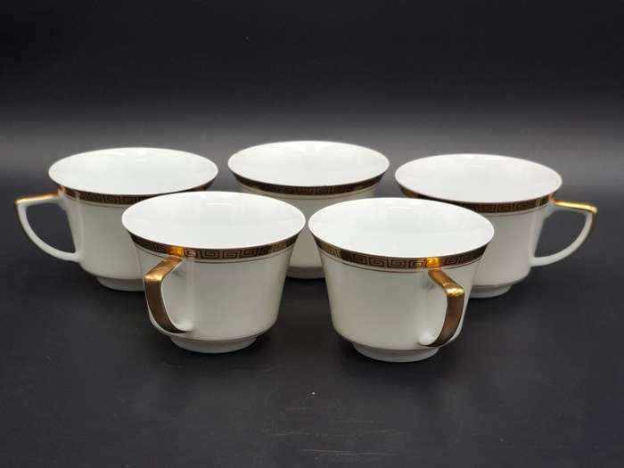 Vintage Linden Japan Fine China - Greek Key MK3006 pattern - stunning set