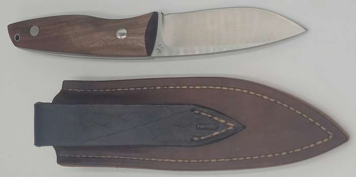 Chimaera Handcrafted Fixed Blade Knife with Leather Sheath - New