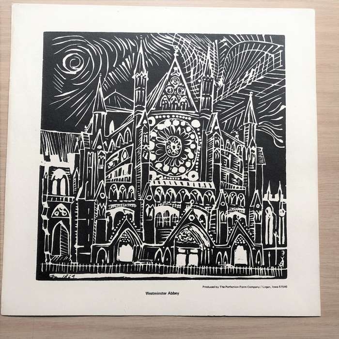 London landmarks: 6 reprints of lithographs