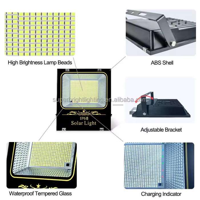 Solar Flood Light 60W-Super Led 271-SMD