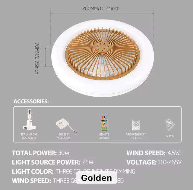 Ceiling Fan Light-Aromatherapy