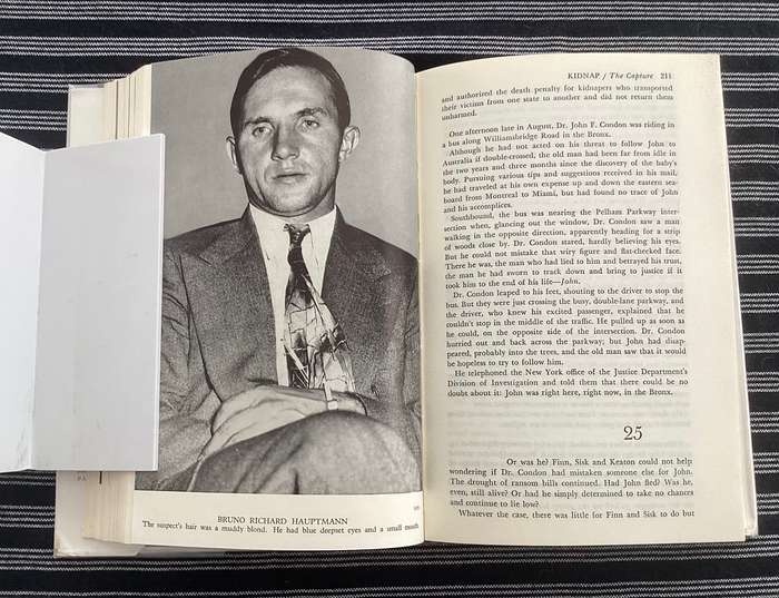 KIDNAP (The story of the Lindbergh-baby case). Hardcover, Good+condition.