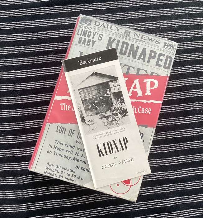 KIDNAP (The story of the Lindbergh-baby case). Hardcover, Good+condition.