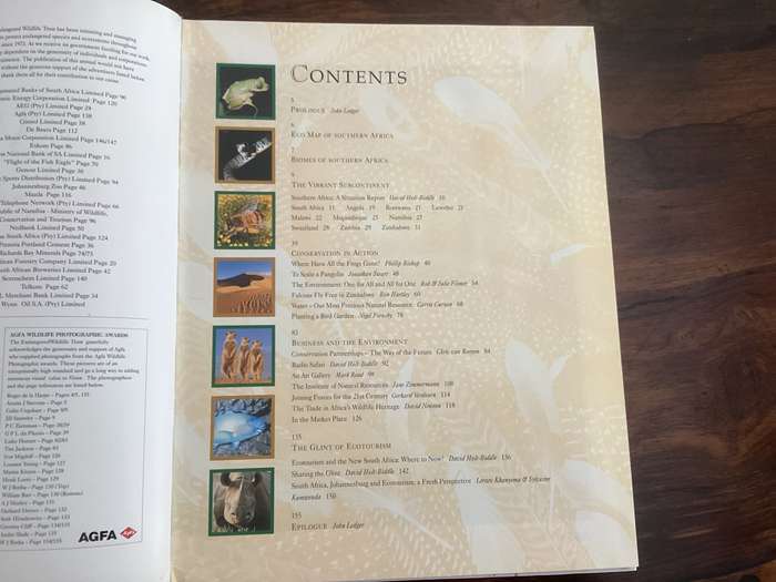 VISION of wildlife, ecotourism and the environment in South Africa. Hardcover, excellent condition.