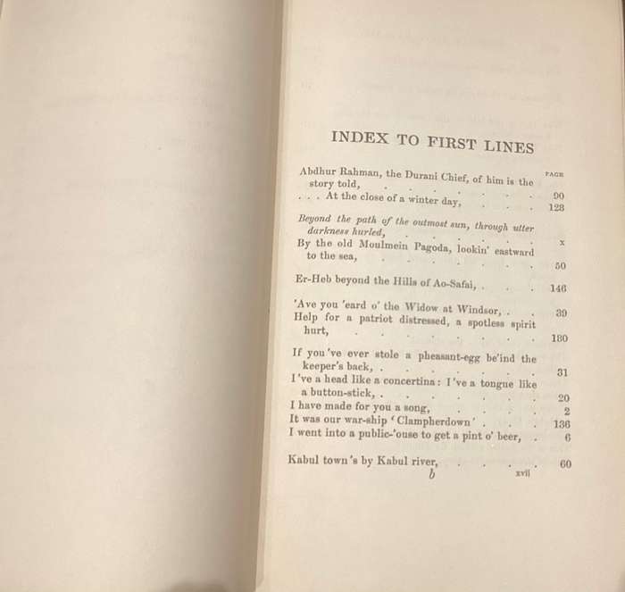 Barrack Room Ballards, by Rudyard Kipling. 1914 Edition, beautifully preserved and presented.