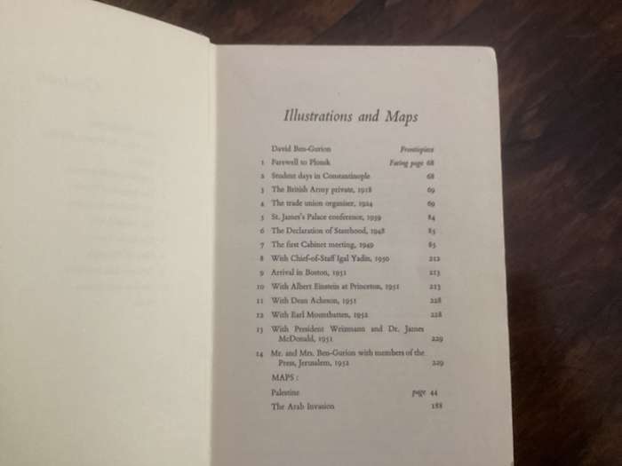 Ben Gurion of Israel. The founding father. Hardcover first published 1954. Good+ condition.