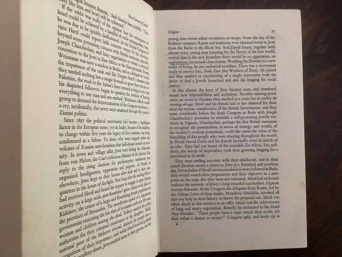 Ben Gurion of Israel. The founding father. Hardcover first published 1954. Good+ condition.