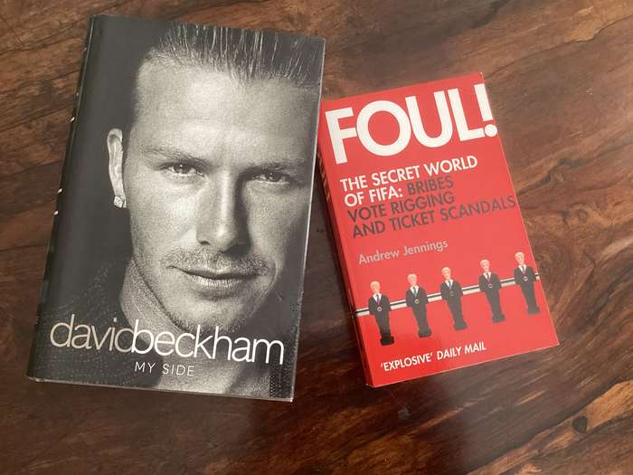 David Beckham Autobiography. His real story, hardcover in a VGood condition. (2nd book free).