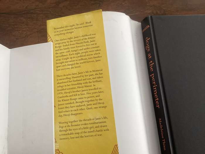 DOGS at the PERIMETER, by Madeleine Thien. Hardcover, in a new condition.