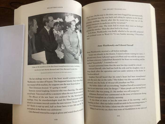 HEARTBREAKER Christian Barnard and the first heart transplant. Trade Paperback VGood condition.