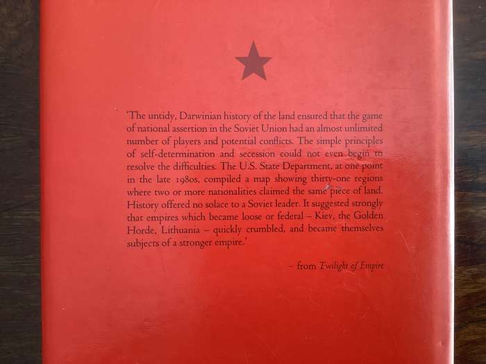 TWILIGHT OF EMPIRE. Inside the crumbling Soviet Bloc. Hardcover, good condition.