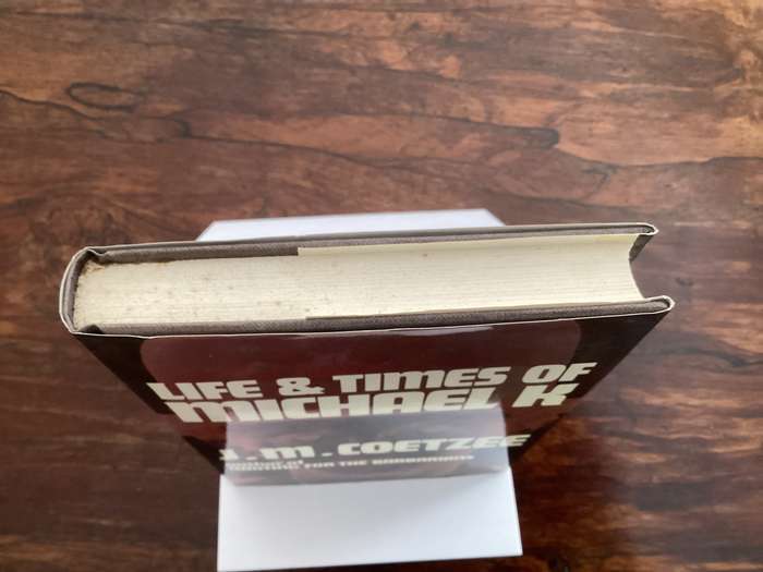 LIFE & TIMES OF MICHAEL K. HARDCOVER by J M COETZEE. Excellent condition.
