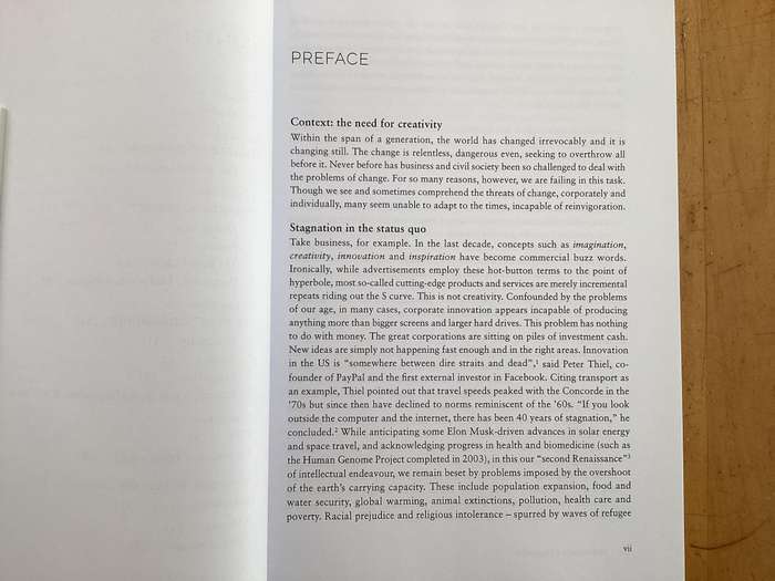 CREATIVITY EXPLAINED. Signed copy, First edition. In an excellent condition.