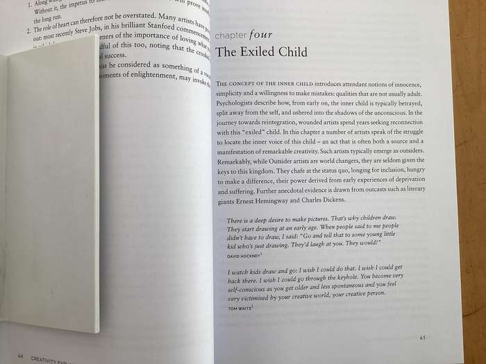 CREATIVITY EXPLAINED. Signed copy, First edition. In an excellent condition.