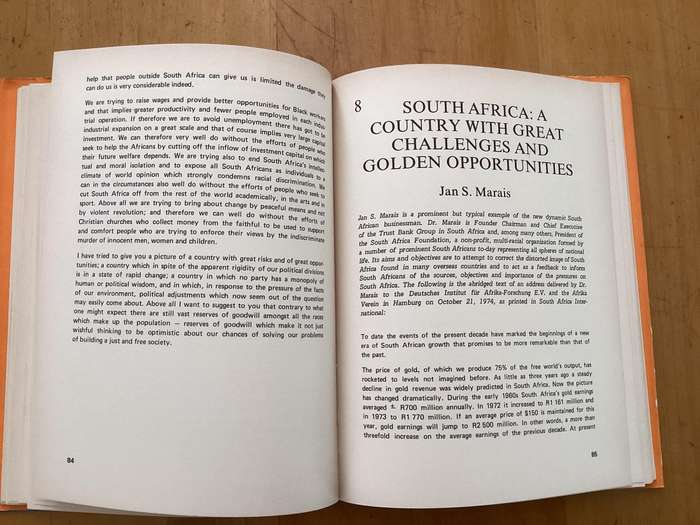 TOWARDS DIALOGUE AND DETENTE. Hardcover in excellent condition.