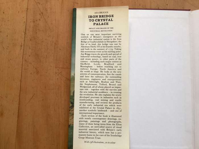 IRON BRIDGE TO CRYSTAL PALACE. Hardcover (1979), in Good+ to V Good condition.
