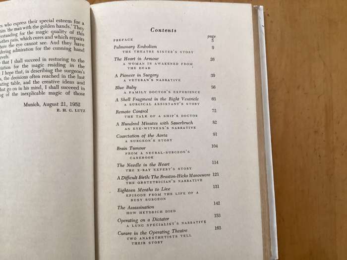 MEN WITH GOLDEN HANDS. A book of surgical miracles, by E.H.G. Lutz. (1955).