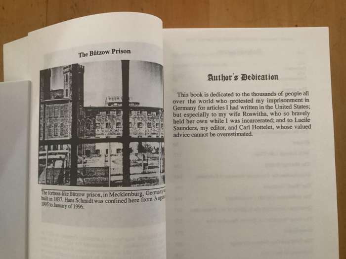JAILED IN DEMOCRATIC GERMANY. The Ordeal of an American Writer. Paperback, excellent condition.