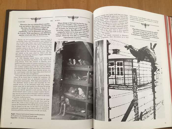 THERISE AND FALL OF THE THIRD REICH. Illustrated chronicles of Hitlers life and times 1917 - 1945.