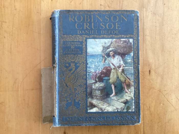 ROBINSON CRUSOE by Daniel Defoe. (1958). Rare hardcover edition.