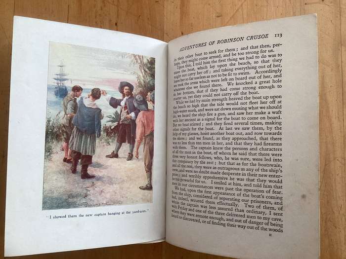 ROBINSON CRUSOE by Daniel Defoe. (1958). Rare hardcover edition.
