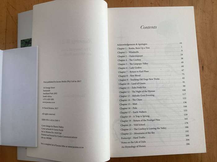 RUNNING WILD by David Bristow. Paperback with stiffened-board covers, in excellent condition.
