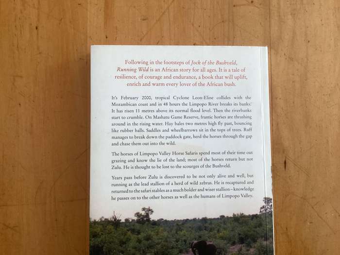 RUNNING WILD by David Bristow. Paperback with stiffened-board covers, in excellent condition.