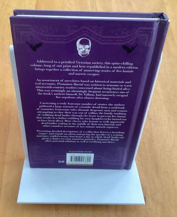 PREMATURE BURIAL (and how it may be prevented). Hardcover in excellent condition.